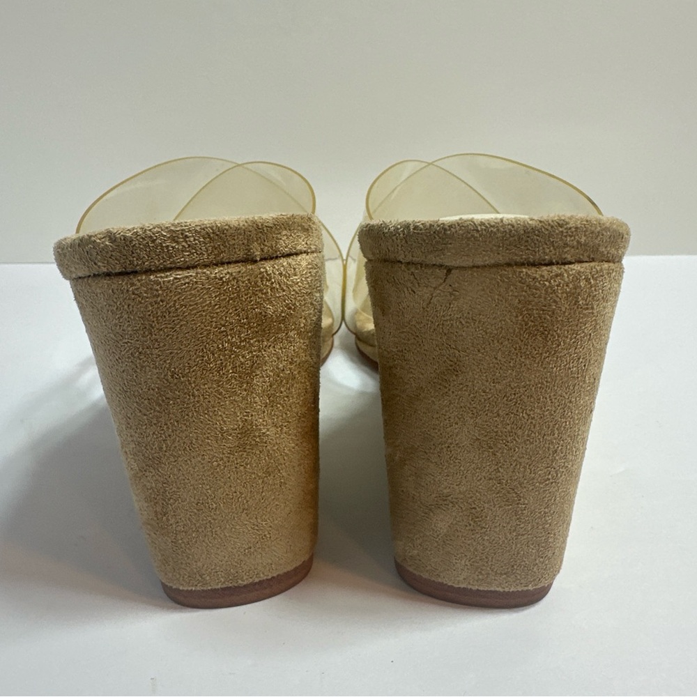 Jeffrey Campbell Tan Wedge Sandals - Picture 6 of 7